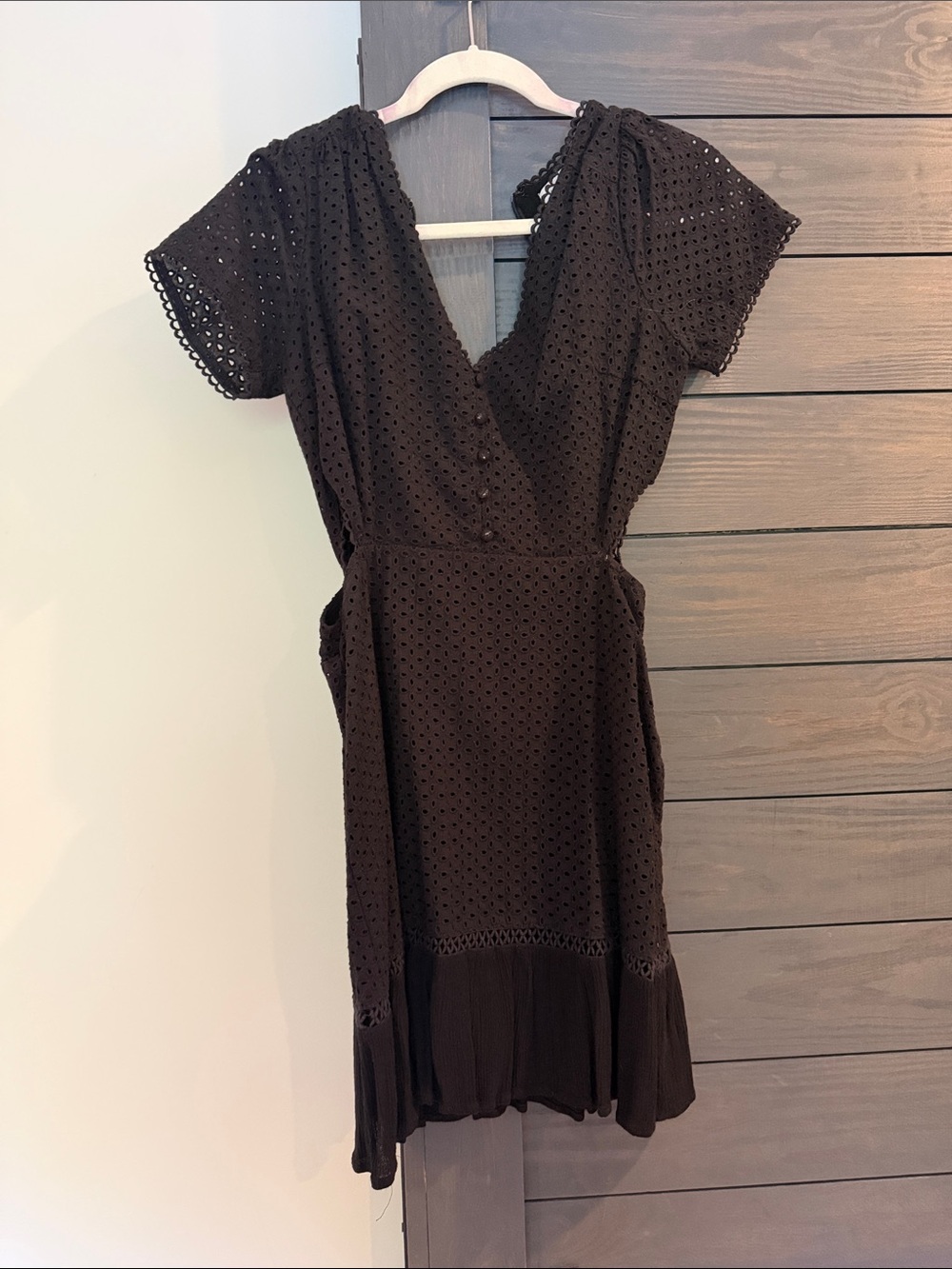 Lost + Wander Black Eyelet Dress